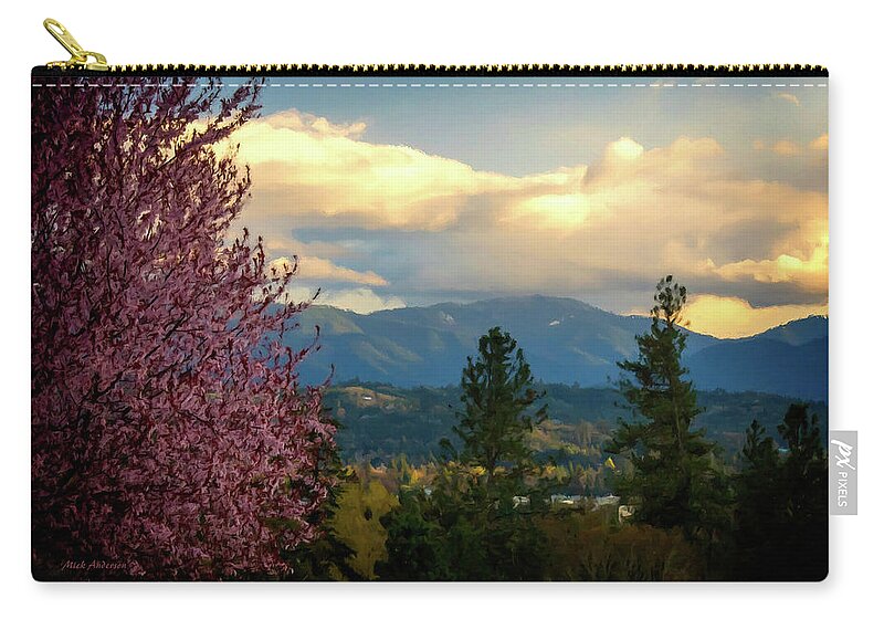 Photo Art Zip Pouch featuring the photograph Rebirth In The Rogue by Mick Anderson