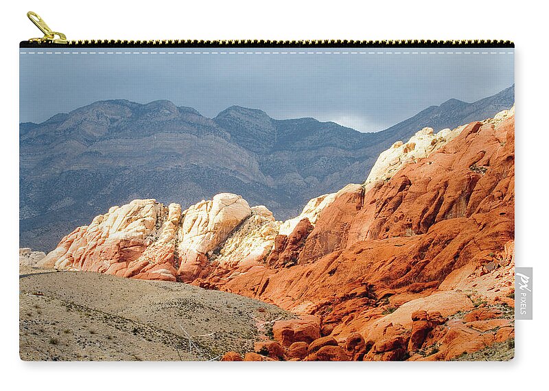 Red Rocks Canyon Carry-all Pouch featuring the photograph Red Rocks Canyon 2 by Rich S