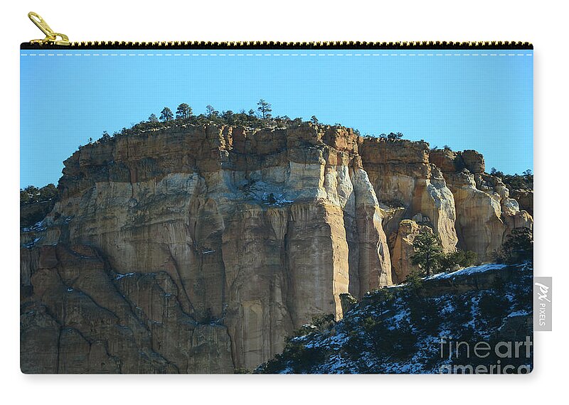 Southwest Landscape Zip Pouch featuring the photograph Red Velvet by Robert WK Clark