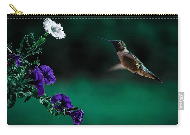 Flowers Zip Pouch featuring the photograph Refill by Rick Bartrand