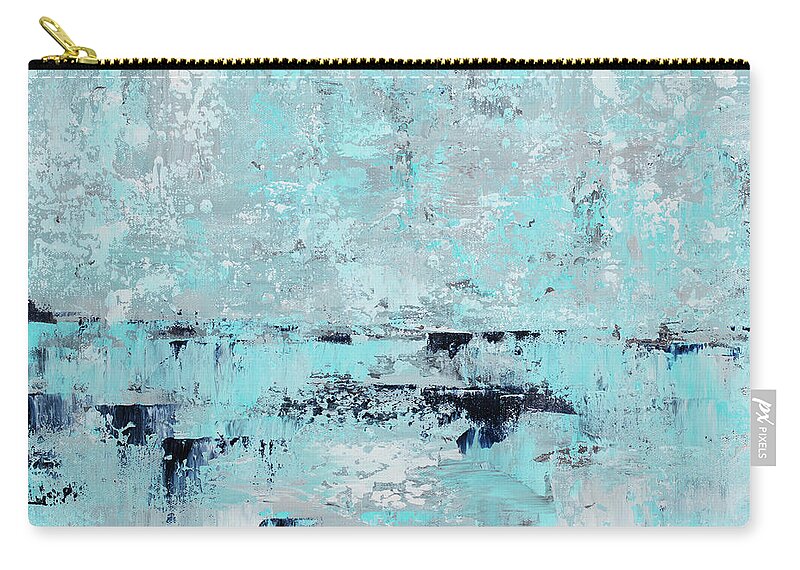 Abstract Carry-all Pouch featuring the painting Reflect by Tamara Nelson