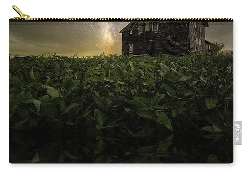 Centerville Zip Pouch featuring the photograph Reflecting, Darkly by Aaron J Groen