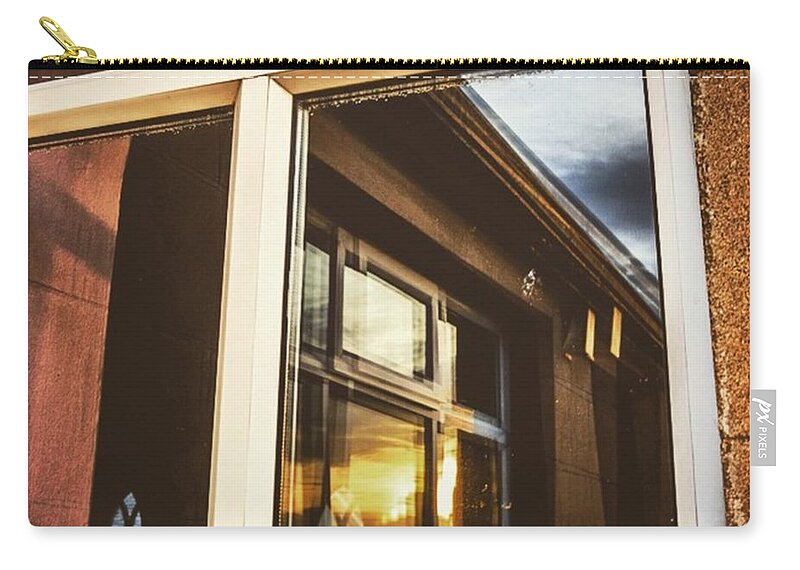 Irish Zip Pouch featuring the photograph Reflections by Aleck Cartwright
