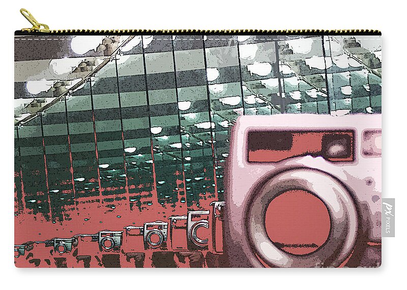 Light Zip Pouch featuring the photograph Reflections of Photography by Phil Perkins