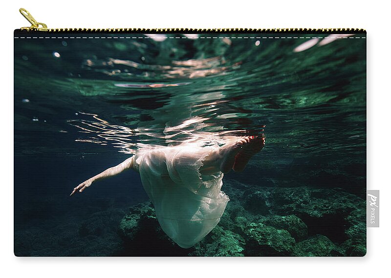 Swim Zip Pouch featuring the photograph Relax by Gemma Silvestre