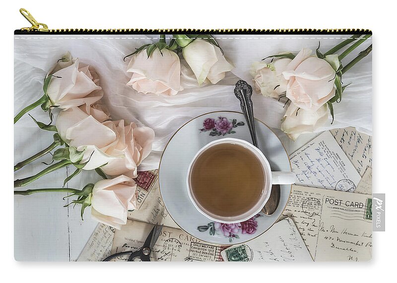 Flower Zip Pouch featuring the photograph Remembering the Good Times by Kim Hojnacki