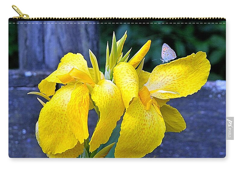 Flowers Lily's Zip Pouch featuring the photograph Remme's Lily's by Fran J Scott