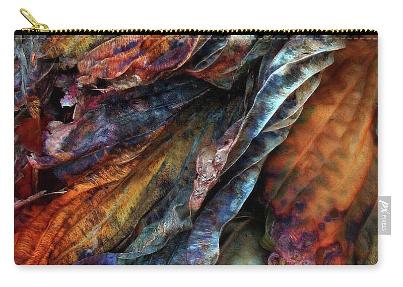 Decay Zip Pouch featuring the photograph Remnants by Jessica Jenney