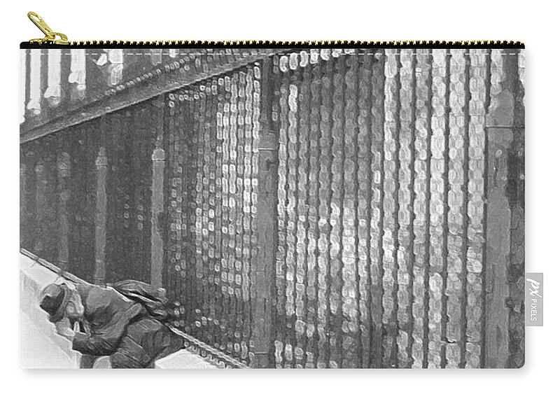 Notre Dame Zip Pouch featuring the photograph The Least of These by Christine Jepsen