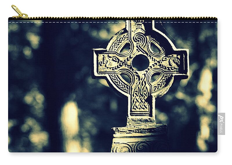 Crownsville Md Zip Pouch featuring the photograph Renaissance Cross by Joseph Skompski