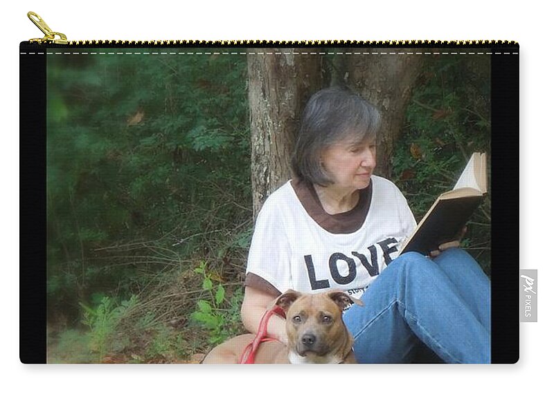 Autographed Zip Pouch featuring the photograph Renee Trenholm . SIGNED by Renee Trenholm