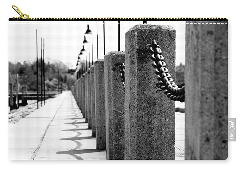 Posts Zip Pouch featuring the photograph Repetition by Greg Fortier
