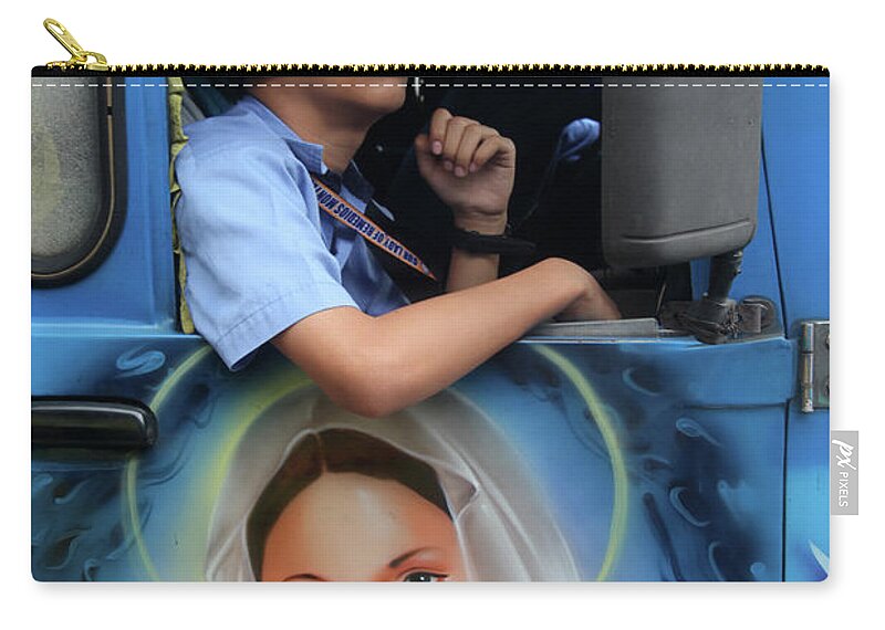 Cavite Zip Pouch featuring the photograph Rest Upon Thee by Jez C Self