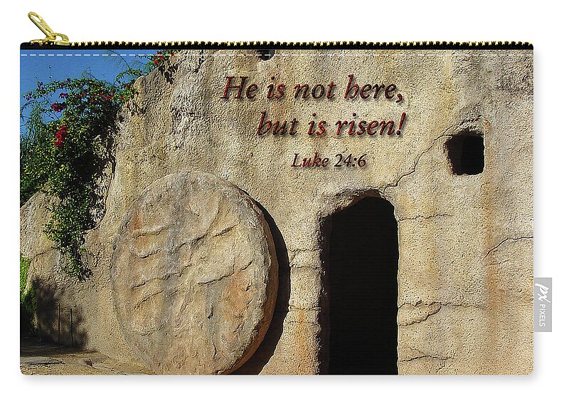 Easter Zip Pouch featuring the photograph Resurrection by Jill Lang