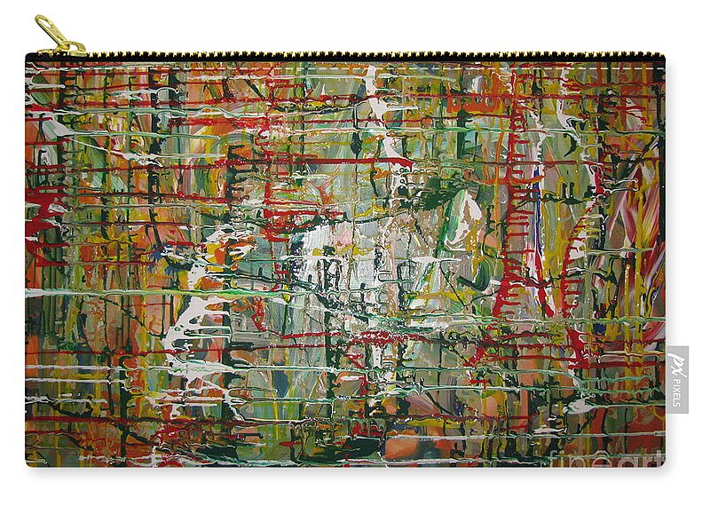 Freedom Zip Pouch featuring the painting Revelation by Jacqueline Athmann