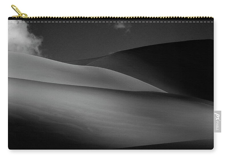 Sand Zip Pouch featuring the photograph Ridges by Brian Duram