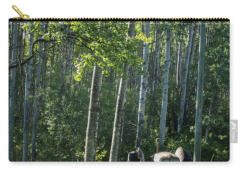 Landscapes Zip Pouch featuring the photograph Right Where He Left It by Mary Lee Dereske