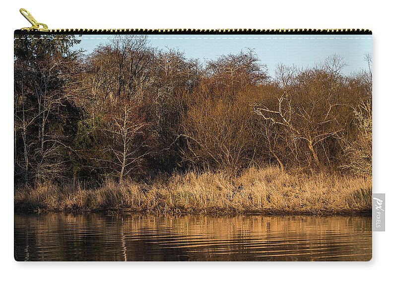Astoria Zip Pouch featuring the photograph Riparian Reflection by Robert Potts