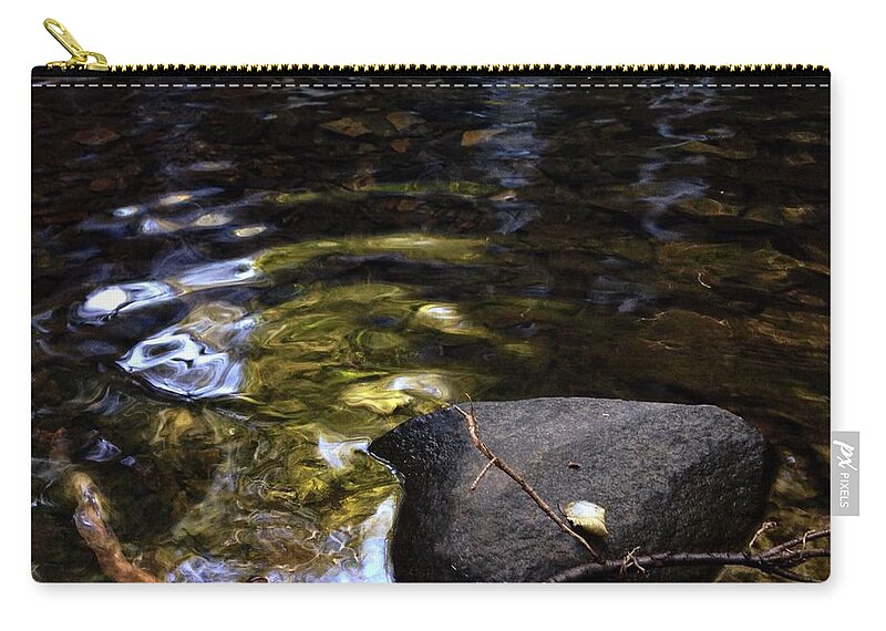 Ripples Zip Pouch featuring the photograph Ripple Effect by Annie Walczyk
