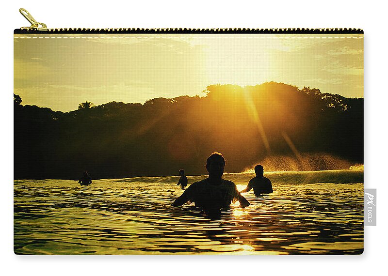 Surfing Carry-all Pouch featuring the photograph Rise And Shine by Nik West