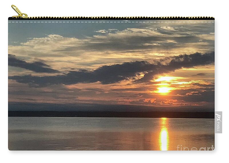 Sun Zip Pouch featuring the photograph Rise and Shine by William Norton