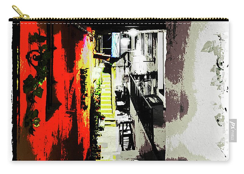 Ristorante Carry-all Pouch featuring the photograph Ristorante by Gabi Hampe