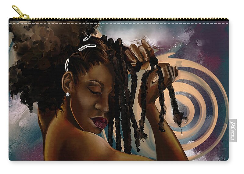  Zip Pouch featuring the digital art Ritual by Terri Meredith