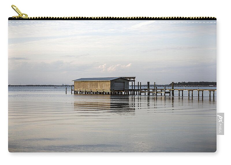 Saint Johns River Zip Pouch featuring the photograph River Reflections by Anthony Baatz
