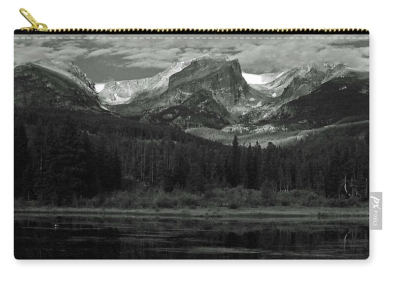 Rocky Mountain National Park Zip Pouch featuring the photograph RMNP - Infrared 05 by Pamela Critchlow