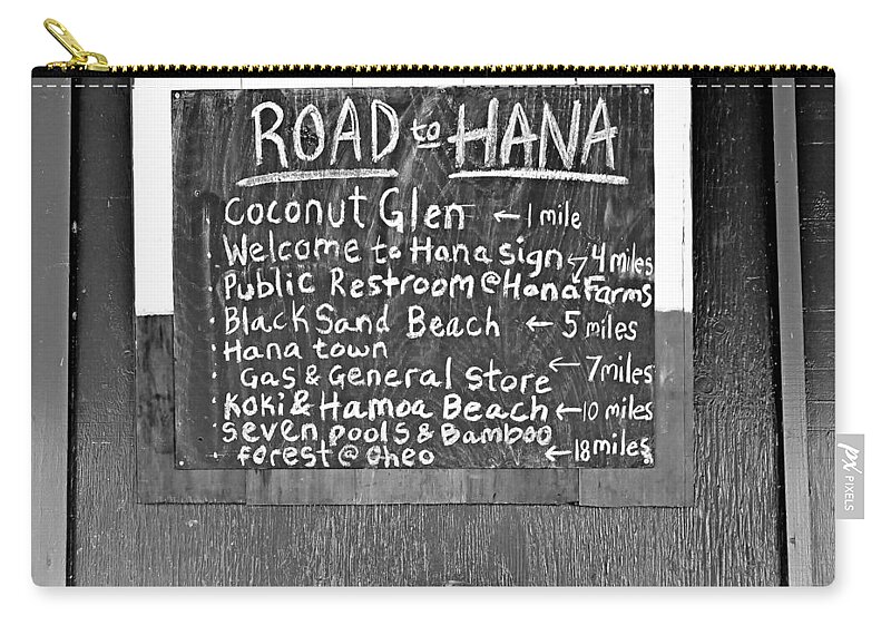 Road To Hana Zip Pouch featuring the photograph Road to Hana Study 02 by Robert Meyers-Lussier