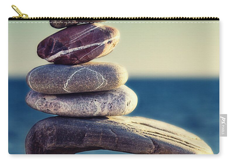 Arrangement Carry-all Pouch featuring the photograph Rock Energy by Stelios Kleanthous