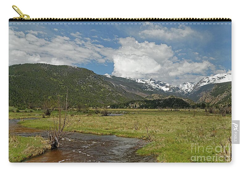 Rocky Mountains Zip Pouch featuring the photograph Rocky Mountain Dreams by Natural Focal Point Photography
