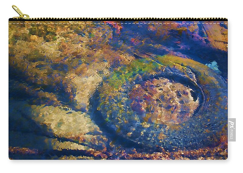 Pollution Zip Pouch featuring the photograph Rubber Fish by Mike Smale