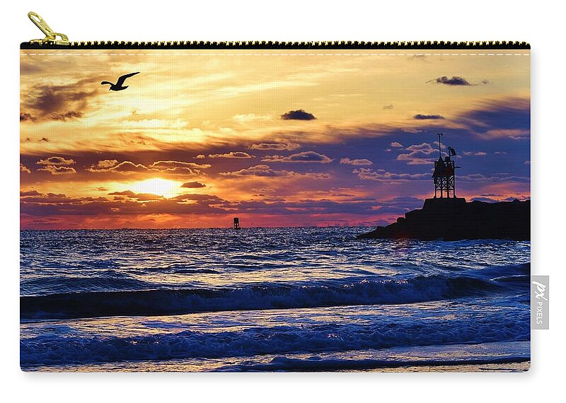 Sunrise Carry-all Pouch featuring the photograph Rudee's Beauty by Nicole Lloyd