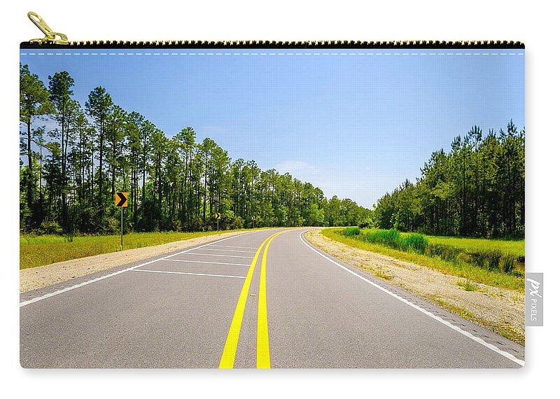 Alabama Carry-all Pouch featuring the photograph Rural Highway by Raul Rodriguez
