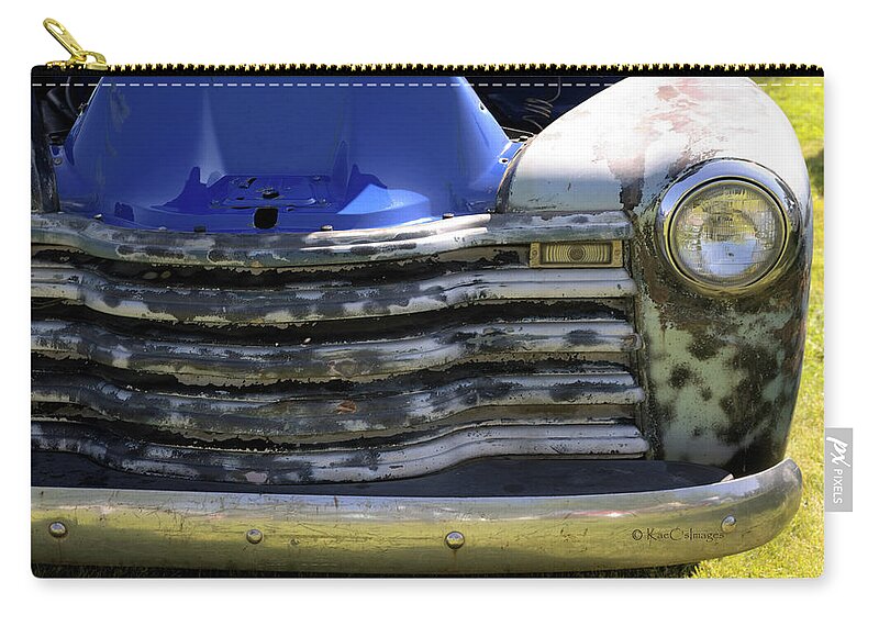 Automobile Zip Pouch featuring the photograph Rusty Detail by Kae Cheatham