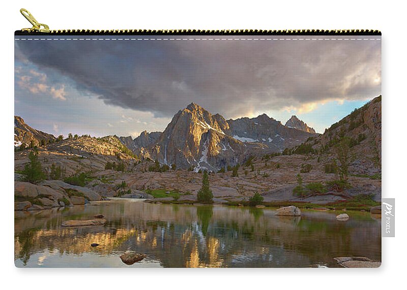 Sunset Zip Pouch featuring the photograph Sabrina's Shore by Brian Knott Photography