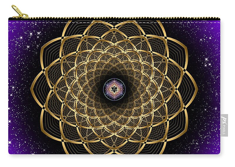 Endre Zip Pouch featuring the photograph Sacred Geometry 473 by Endre Balogh