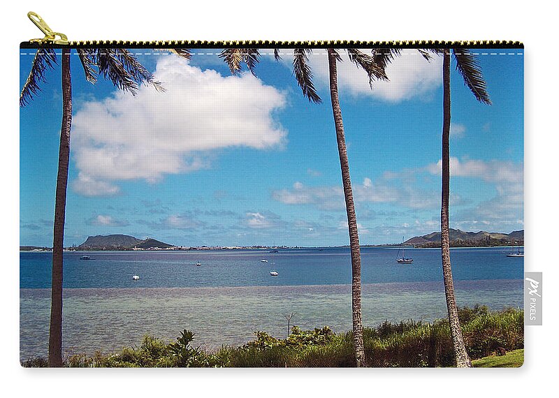 Oahu Zip Pouch featuring the photograph Safe Harbor by Anthony Baatz
