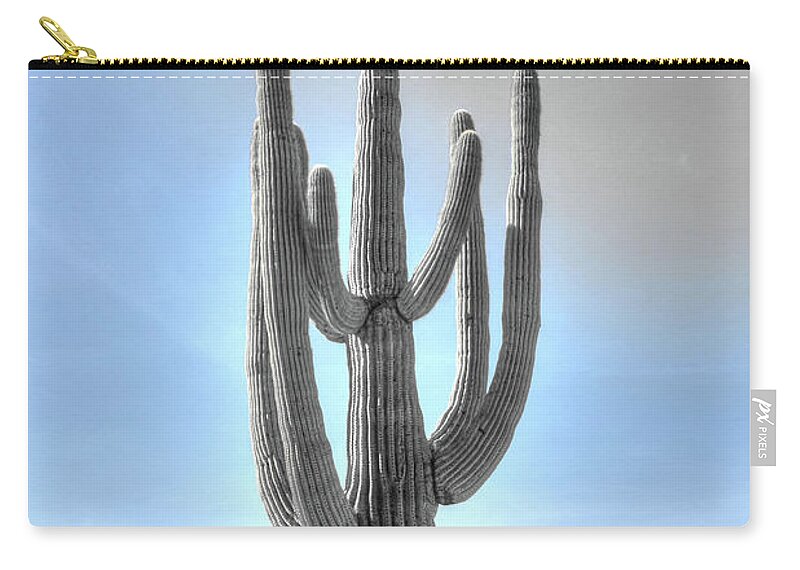 Saguero Carry-all Pouch featuring the photograph Saguero by Kathy Paynter
