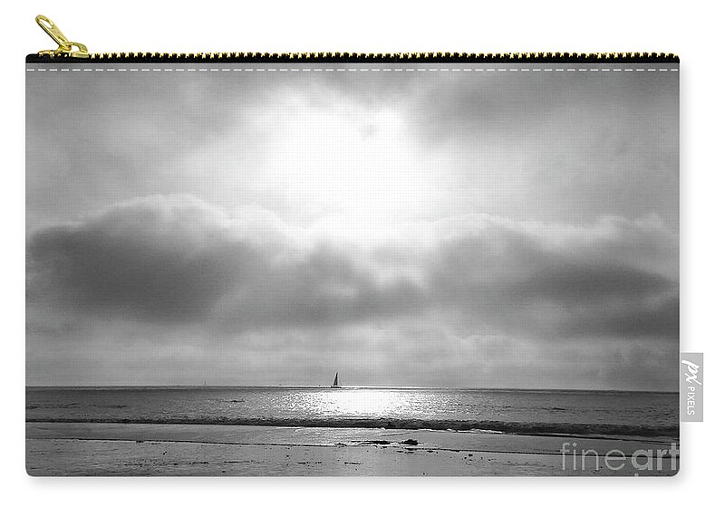Ocean Zip Pouch featuring the photograph Sail Away by Suzette Kallen