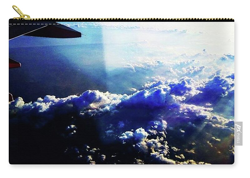 Clouds Zip Pouch featuring the photograph Sail The Clouds by Loly Lucious