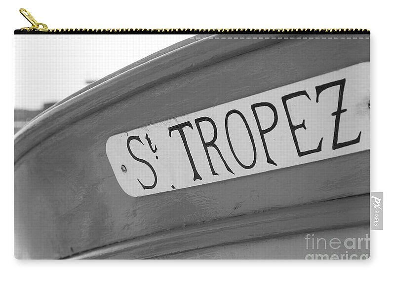 Mythe Zip Pouch featuring the photograph Saint Tropez Provence by Tom Vandenhende