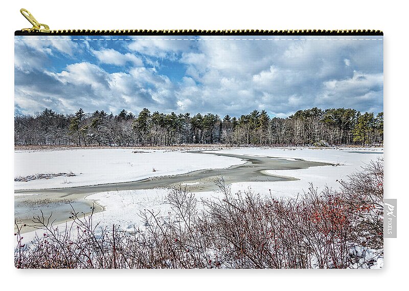 Maine Carry-all Pouch featuring the photograph Salt Marsh Meander by Gary Shepard