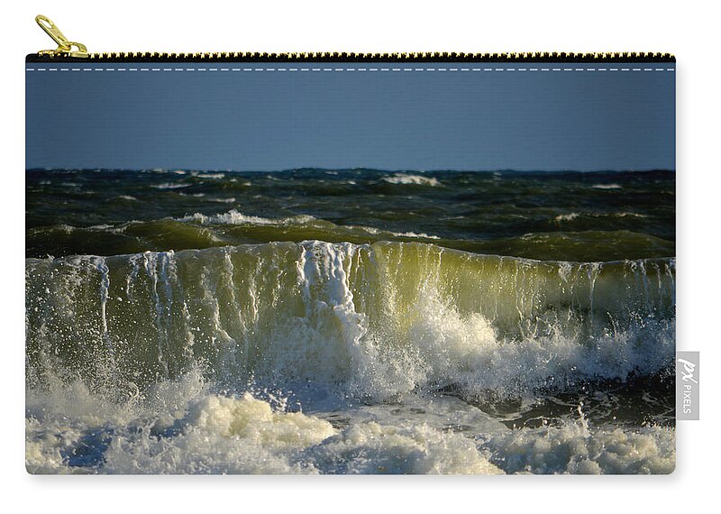 Ocean Zip Pouch featuring the photograph Salt Sea Air by Dianne Cowen Cape Cod Photography