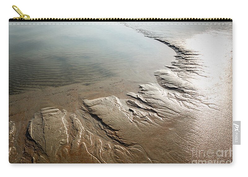 Florida Zip Pouch featuring the photograph Sand Art No. 7 by Todd Blanchard