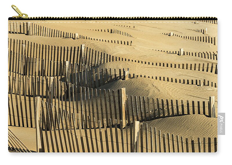 Landscapes Zip Pouch featuring the photograph Sand Dunes of the Outer Banks by Donald Brown