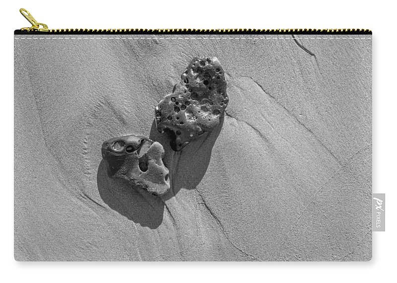 California Zip Pouch featuring the photograph Sand Stones by Derek Dean