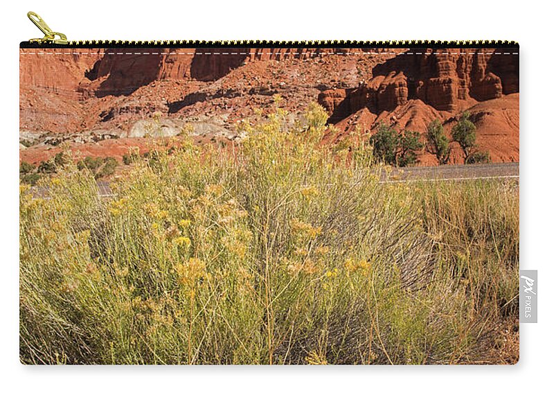 Capital Reef National Park Zip Pouch featuring the photograph Scenery Capital Reef National Park by Cindy Murphy - NightVisions