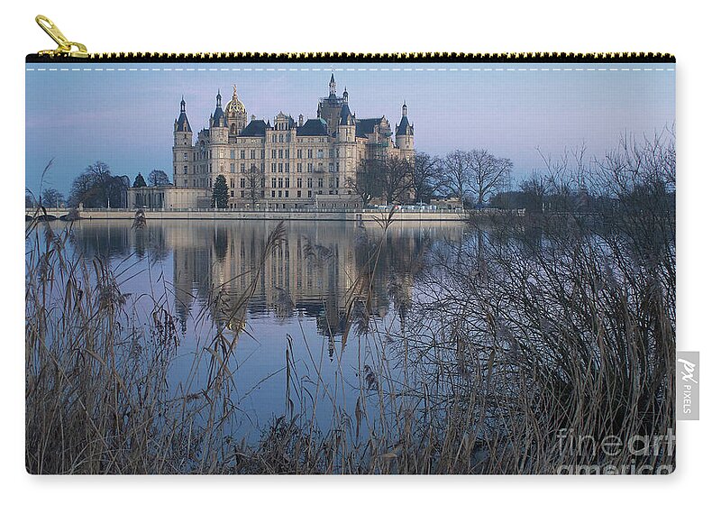 Prott Zip Pouch featuring the photograph Schwerin Castle 1 by Rudi Prott